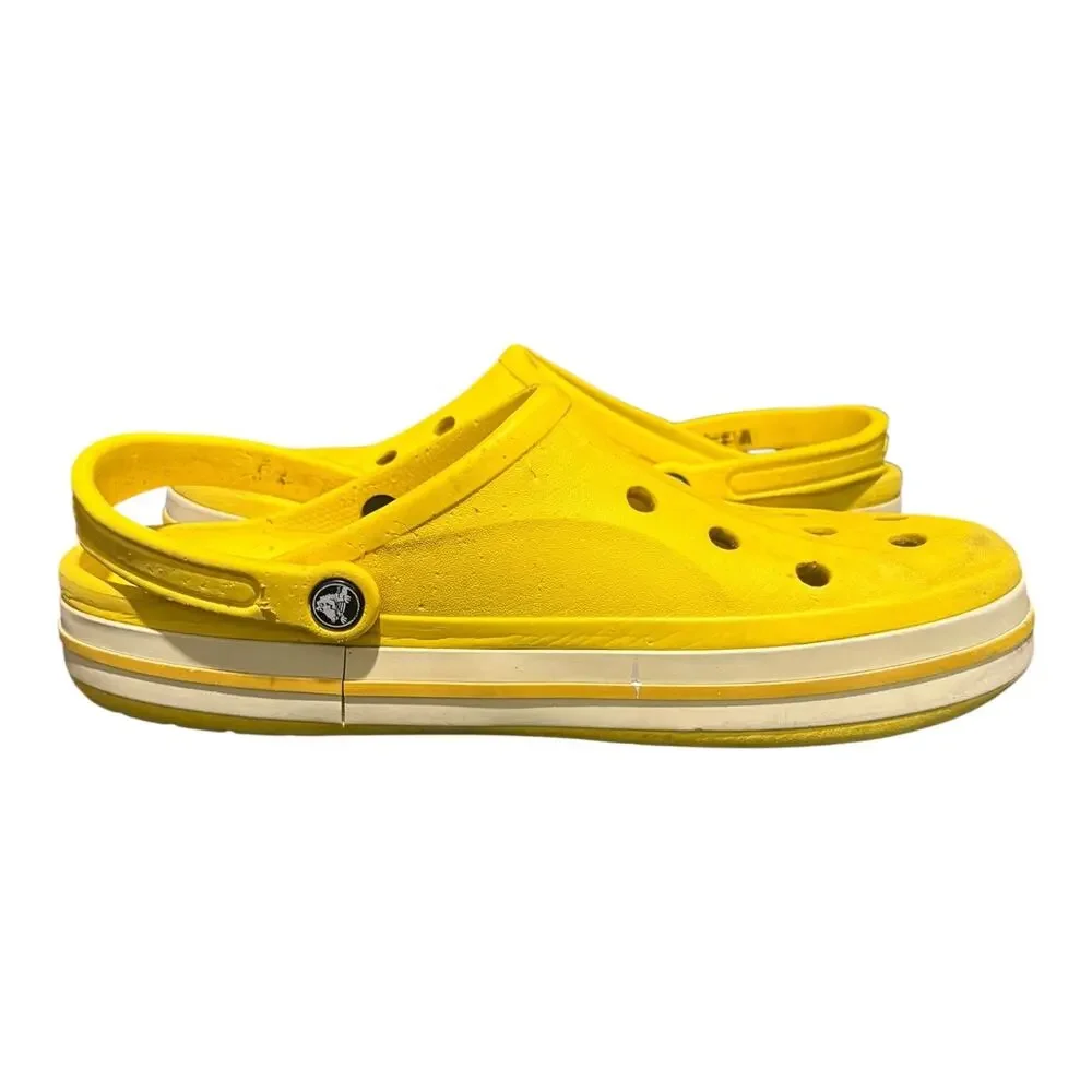 Crocs Bayaband Clog Men’s Size 13 Yellow 25SUCL205089_Z2V3 Comfort Clogs - Picture 8 of 9